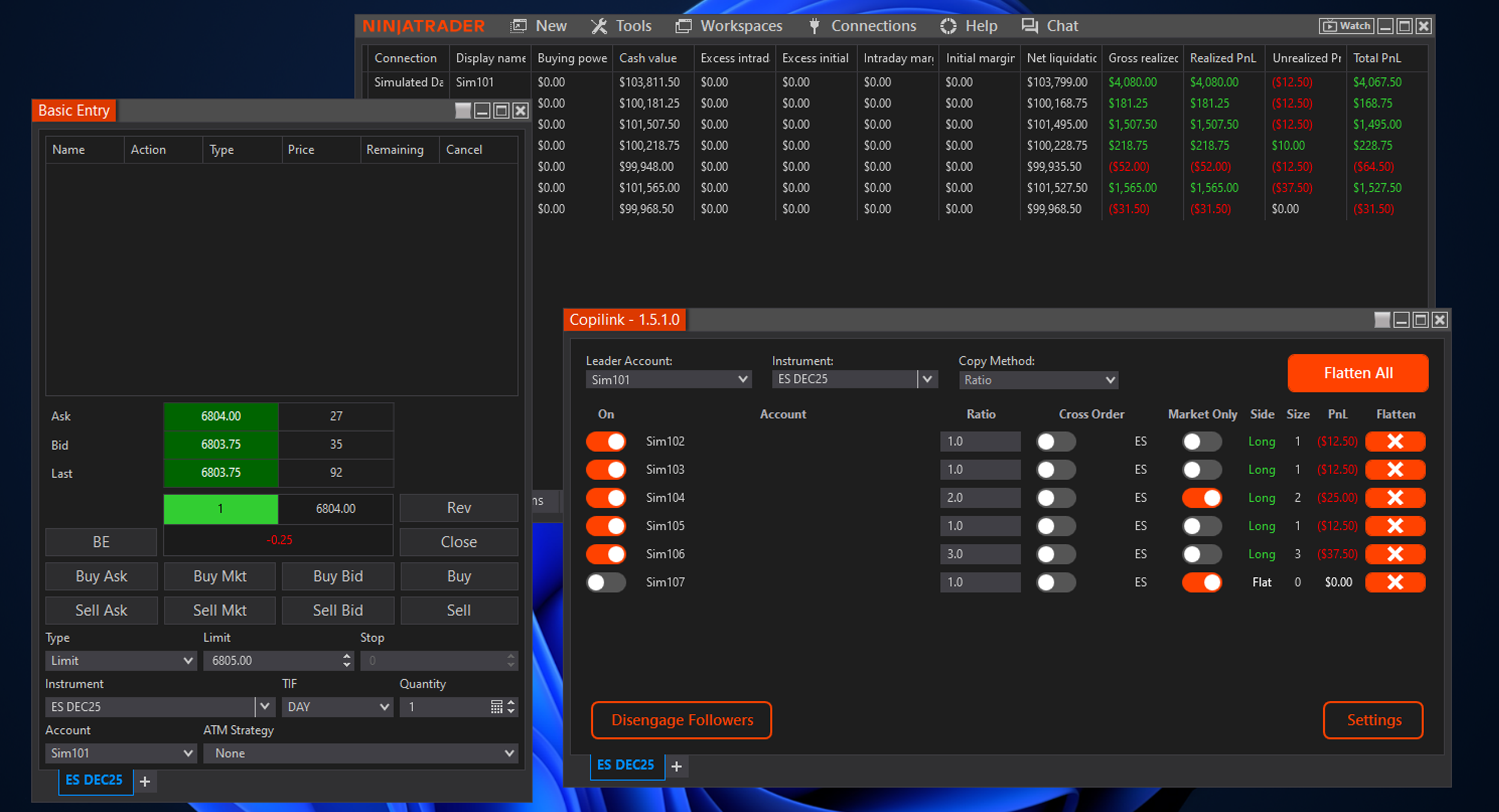 Getting Started with Trade Copying in NinjaTrader 8